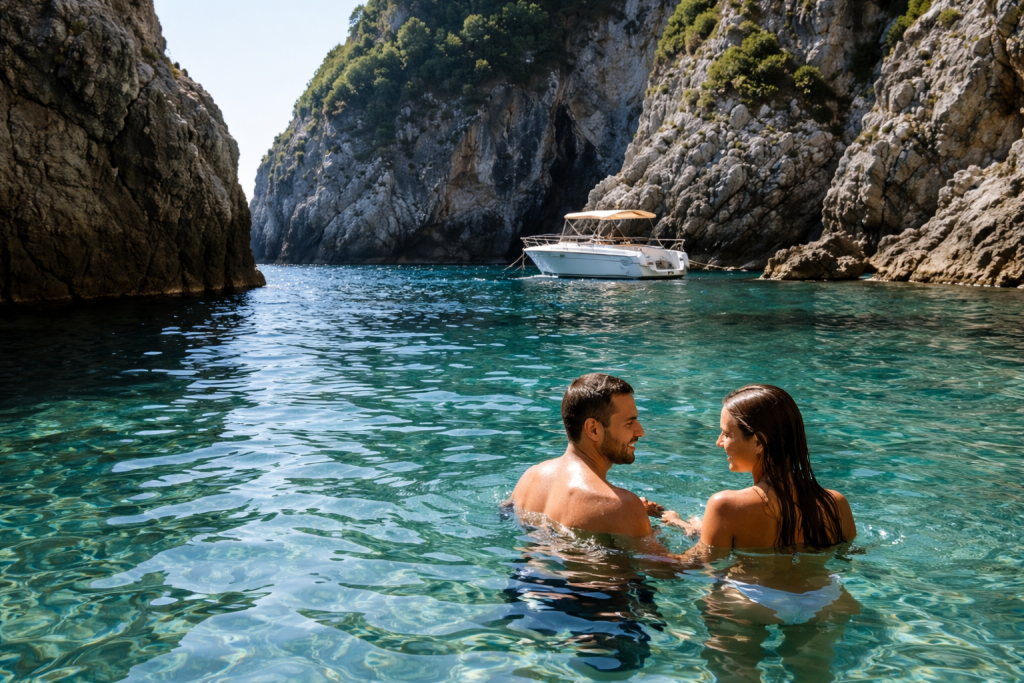 Spiagge segrete di Ischia raggiungibili solo via mare