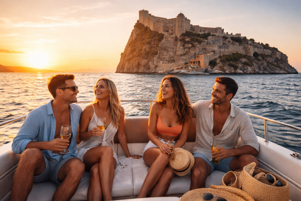 Barca privata o tour di gruppo a Ischia