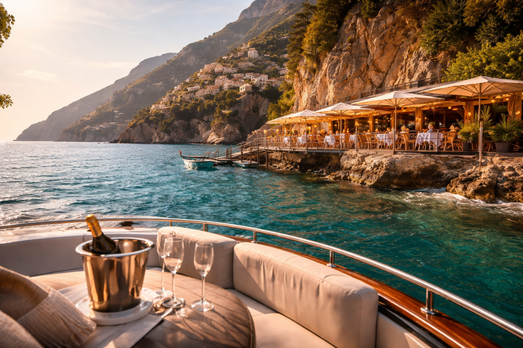 Ristoranti sul mare della Costiera raggiungibili in barca